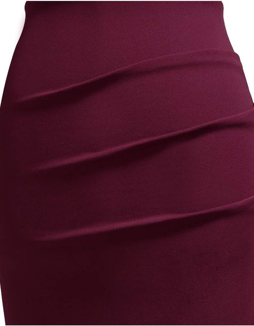 Load image into Gallery viewer, Women'S Retro Ruffle Style Slim Work Pencil Dress

