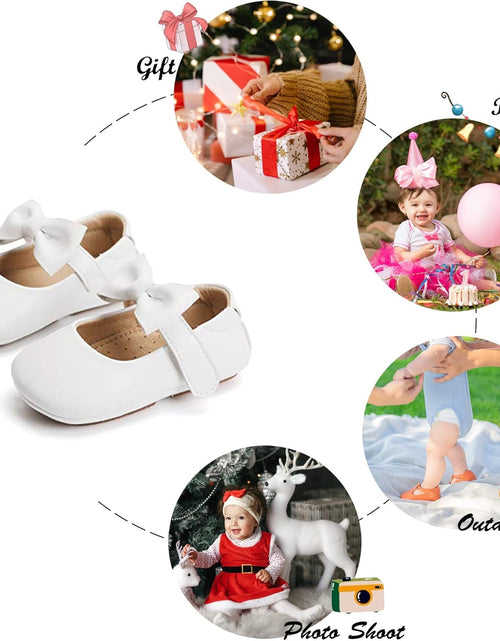 Load image into Gallery viewer, Soft Sole Leather Baby Shoes - Infant Baby Walking Shoes Moccasinss Rubber Sole Crib Shoes
