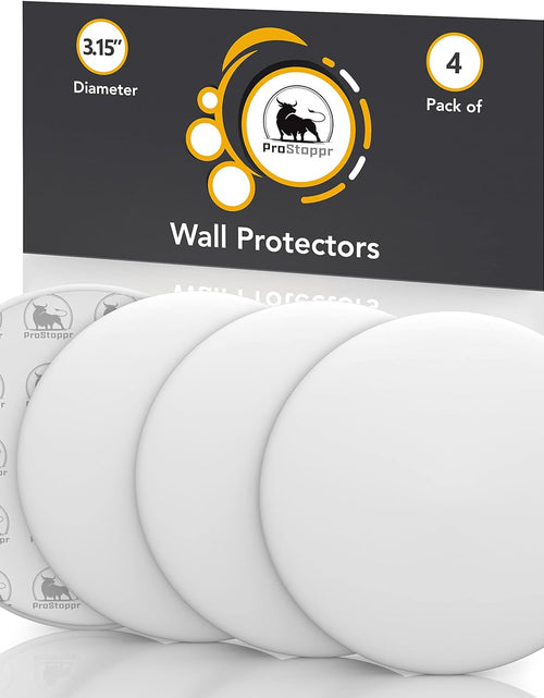 Load image into Gallery viewer, Door Stoppers - Large 3.15" (4 PCS) - Door Stoppers for Wall with Strong Back Adhesive - Quiet and Shock Absorbent Silicone Wall Protectors from Door Knobs - Protects Every Wall Surface
