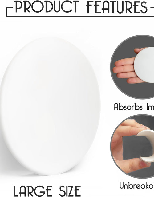 Load image into Gallery viewer, Door Stoppers - Large 3.15" (4 PCS) - Door Stoppers for Wall with Strong Back Adhesive - Quiet and Shock Absorbent Silicone Wall Protectors from Door Knobs - Protects Every Wall Surface
