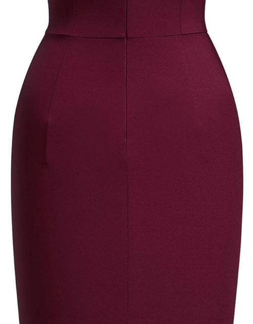 Load image into Gallery viewer, Women'S Retro Ruffle Style Slim Work Pencil Dress
