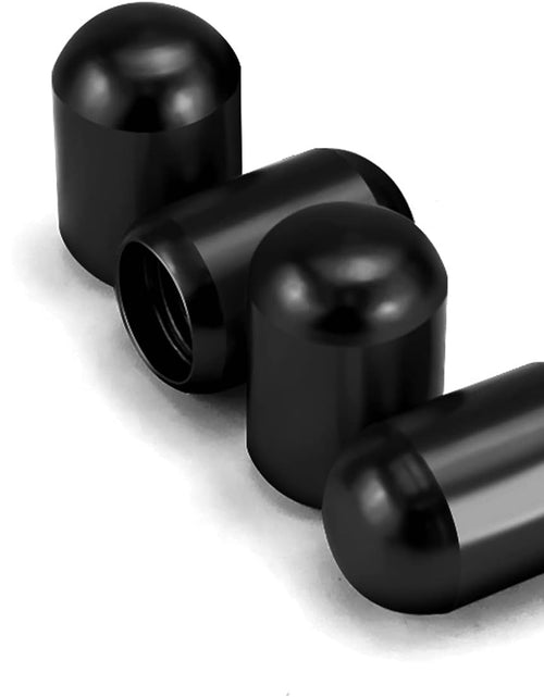 Load image into Gallery viewer, 4PCS Car Tire Valve Stem Caps, Air Caps Cover, Universal for Cars, Suvs, Bike, Trucks and Motorcycles, Car Wheel &amp; Tire Exterior Accessories-Black
