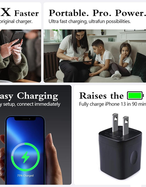 Load image into Gallery viewer, Wall Charger,Charger Cube,Charging Block Fast Charge 3Pack Dual Port 2.1A Power Brick Phone Charger Plug Box Head for Iphone 14 Pro/13/12/11/Xs Max/Xr/8/7/6 Plus,Samsung Galaxy S22 S21 S10 S9 S8 Plus
