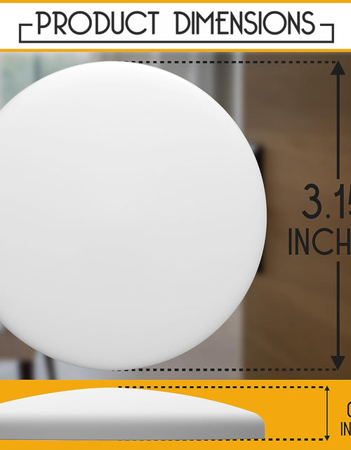 Load image into Gallery viewer, Door Stoppers - Large 3.15" (4 PCS) - Door Stoppers for Wall with Strong Back Adhesive - Quiet and Shock Absorbent Silicone Wall Protectors from Door Knobs - Protects Every Wall Surface
