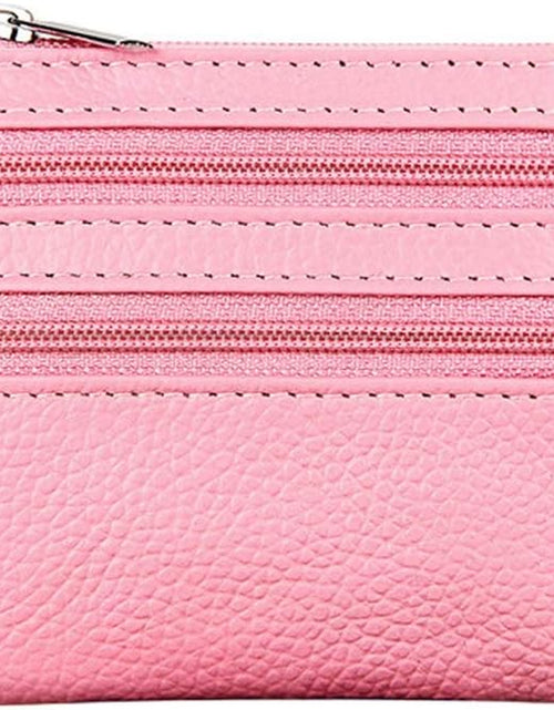 Load image into Gallery viewer, Women'S Genuine Leather Coin Purse Mini Pouch Change Wallet with Key Ring
