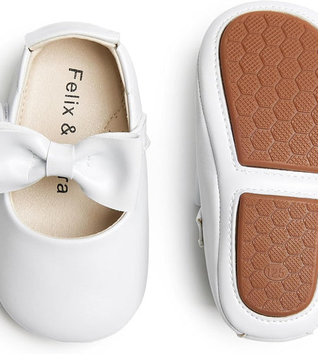 Soft Sole Leather Baby Shoes - Infant Baby Walking Shoes Moccasinss Rubber Sole Crib Shoes