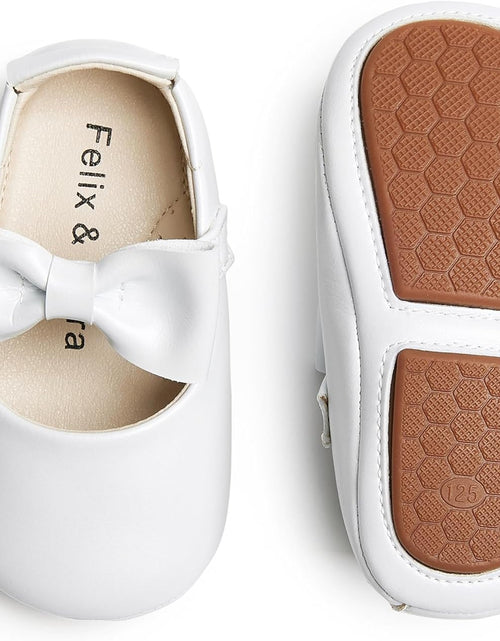 Load image into Gallery viewer, Soft Sole Leather Baby Shoes - Infant Baby Walking Shoes Moccasinss Rubber Sole Crib Shoes

