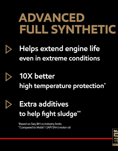 Load image into Gallery viewer, 1 - 112798 120763 Synthetic Motor Oil 5W-20, 5 Quart
